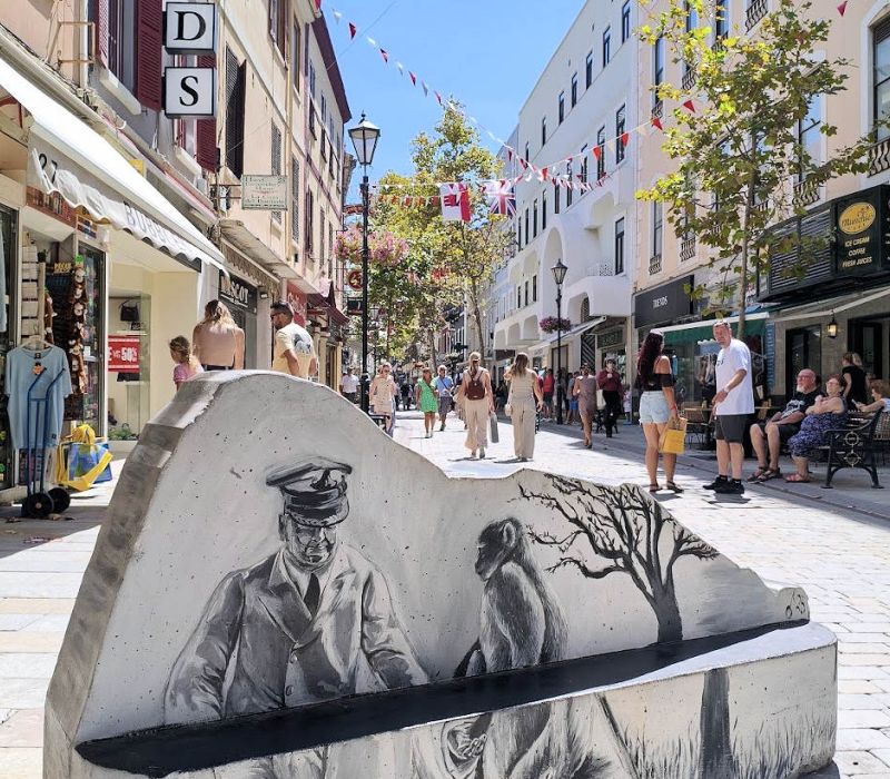 Gibraltar Cruise Port - Main Street